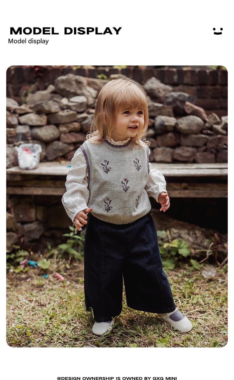 デニムパンツ ロングパンツ デニム素材 ストレート ゆるシルエット 無地 カジュアル【mh0011324】