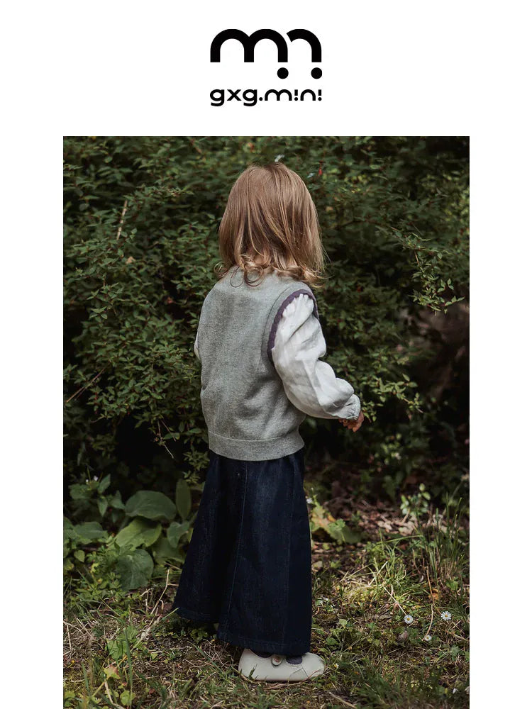 デニムパンツ ロングパンツ デニム素材 ストレート ゆるシルエット 無地 カジュアル【mh0011324】