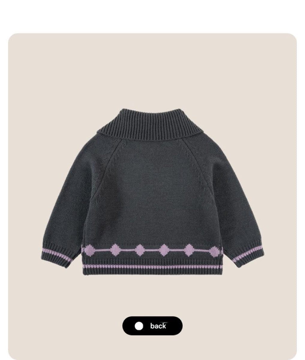 カーディガン・パーカー 長袖カーディガン ウール混紡 ビッグカラー レトロ アウター【mh0011328】