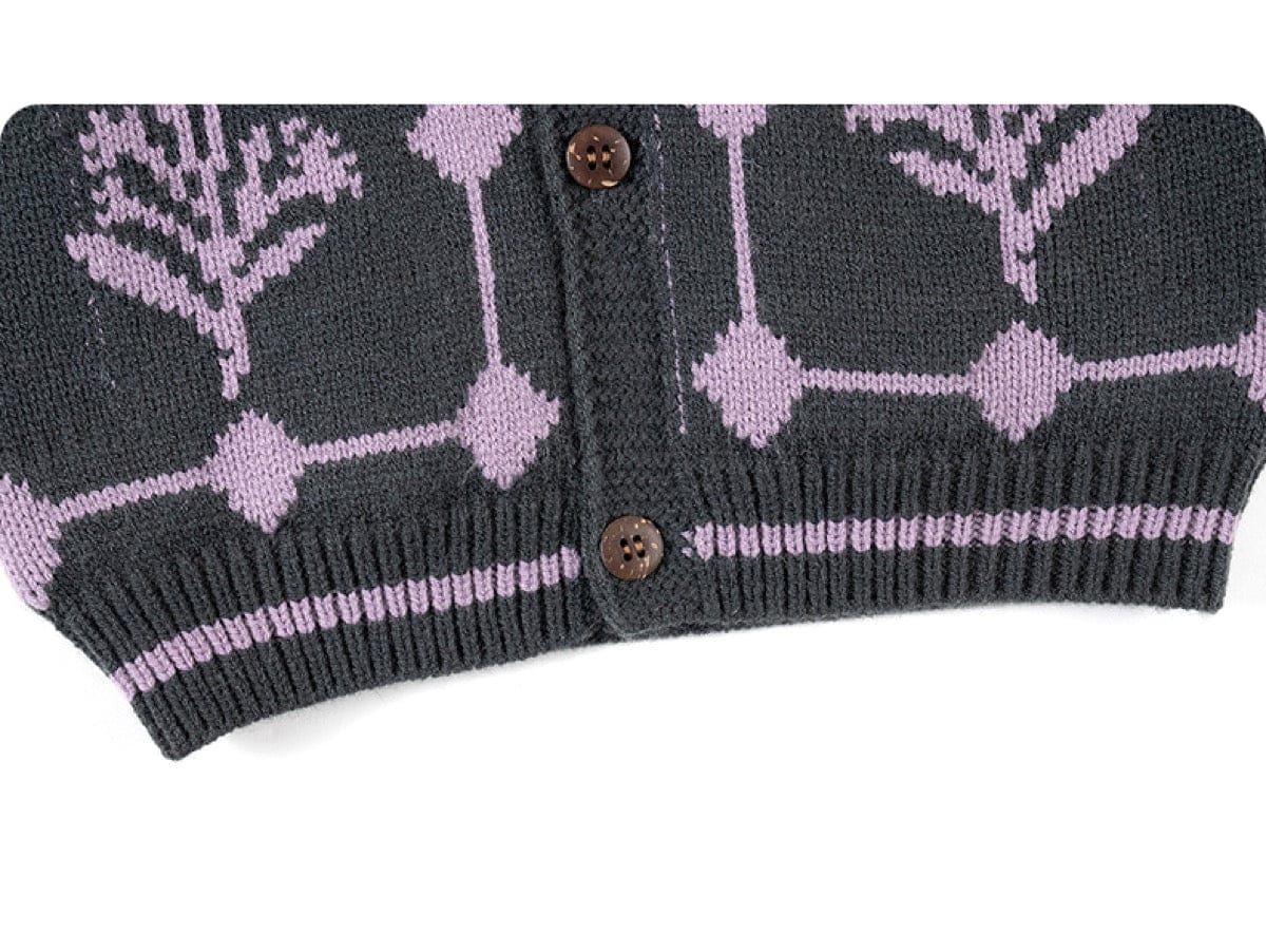 カーディガン・パーカー 長袖カーディガン ウール混紡 ビッグカラー レトロ アウター【mh0011328】