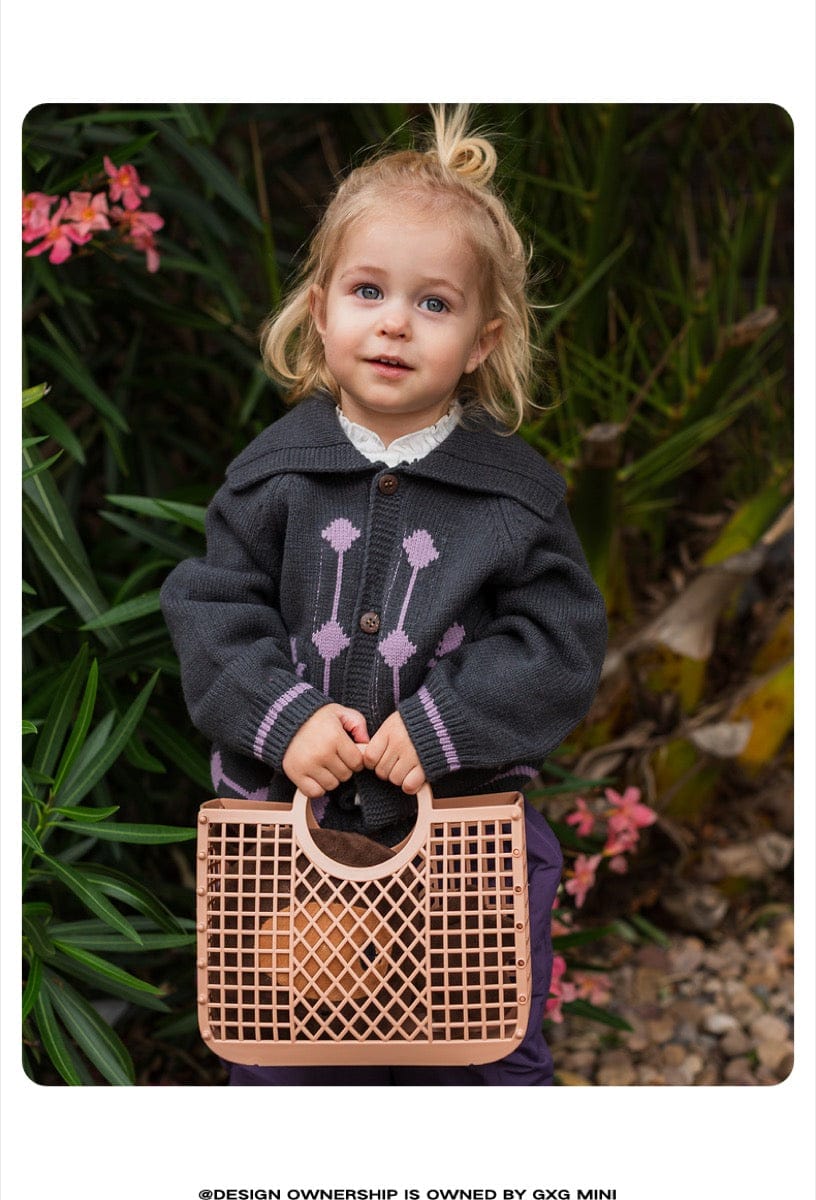 カーディガン・パーカー 長袖カーディガン ウール混紡 ビッグカラー レトロ アウター【mh0011328】