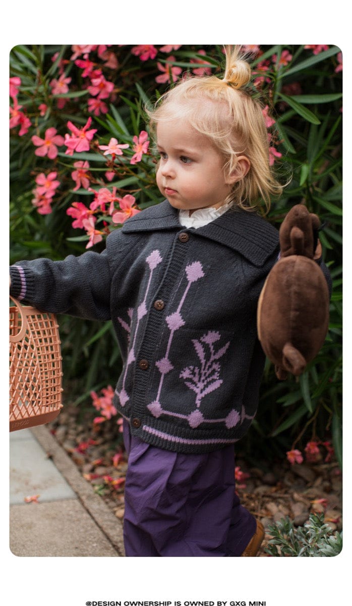 カーディガン・パーカー 長袖カーディガン ウール混紡 ビッグカラー レトロ アウター【mh0011328】