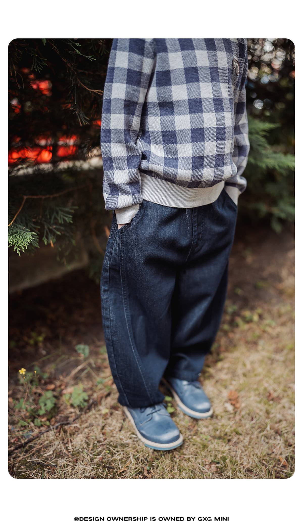 デニムパンツ ロングパンツ デニム素材 バルーンシルエット ゆったり 無地【mh0011329】