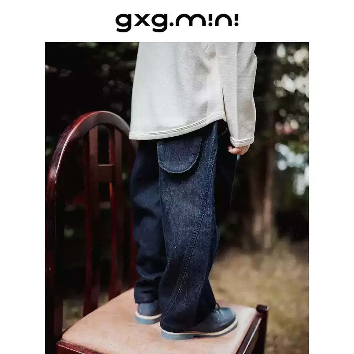 デニムパンツ ロングパンツ デニム素材 バルーンシルエット ゆったり 無地【mh0011329】