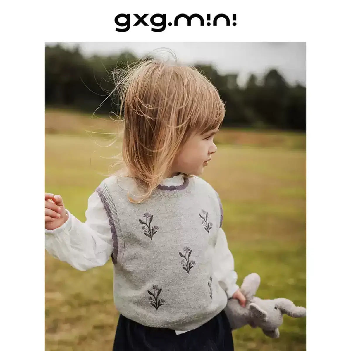 ベスト ニットベスト 刺繍デザイン 綿素材 クルーネック プルオーバー【mh0011331】