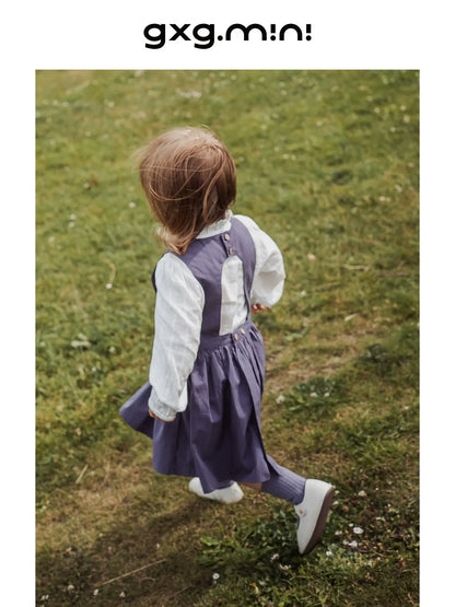 ノースリーブワンピース ジャンパースカート 無地 サロペットワンピース プリンセスライン【mh0011336】