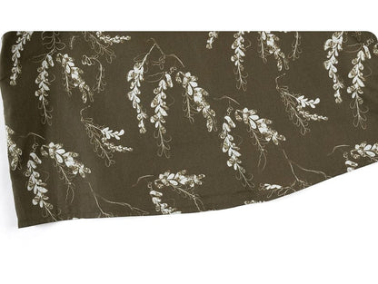 長袖シャツ・ブラウス 長袖Tシャツ ビッグカラー 綿100% 北欧風 プリント ブラウス風【mh0011306】