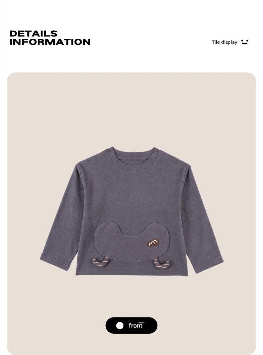 長袖Tシャツ 長袖Tシャツ クルーネック アップリケ プリント 綿素材 ストレッチ【mh0011327】