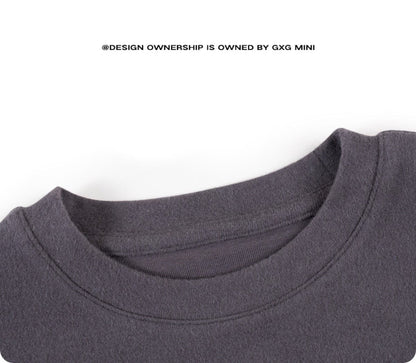 長袖Tシャツ 長袖Tシャツ クルーネック アップリケ プリント 綿素材 ストレッチ【mh0011327】