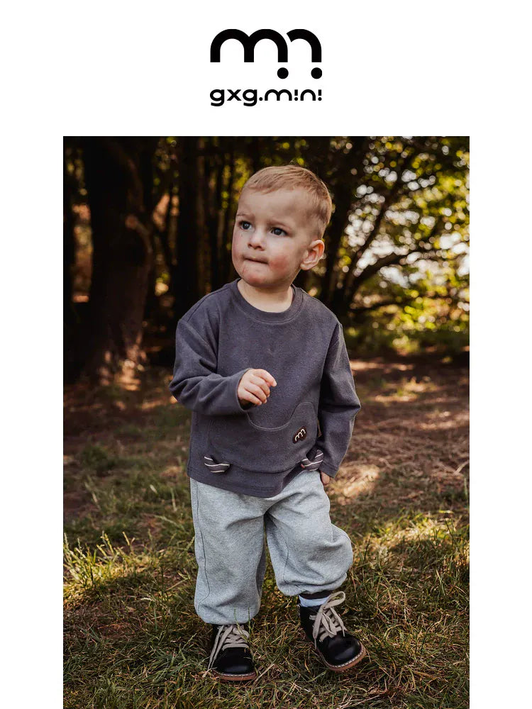 長袖Tシャツ 長袖Tシャツ クルーネック アップリケ プリント 綿素材 ストレッチ【mh0011327】