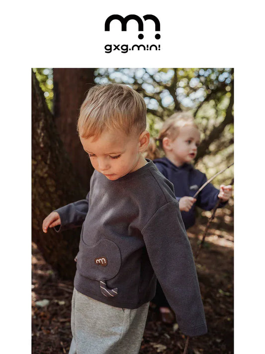 長袖Tシャツ 長袖Tシャツ クルーネック アップリケ プリント 綿素材 ストレッチ【mh0011327】