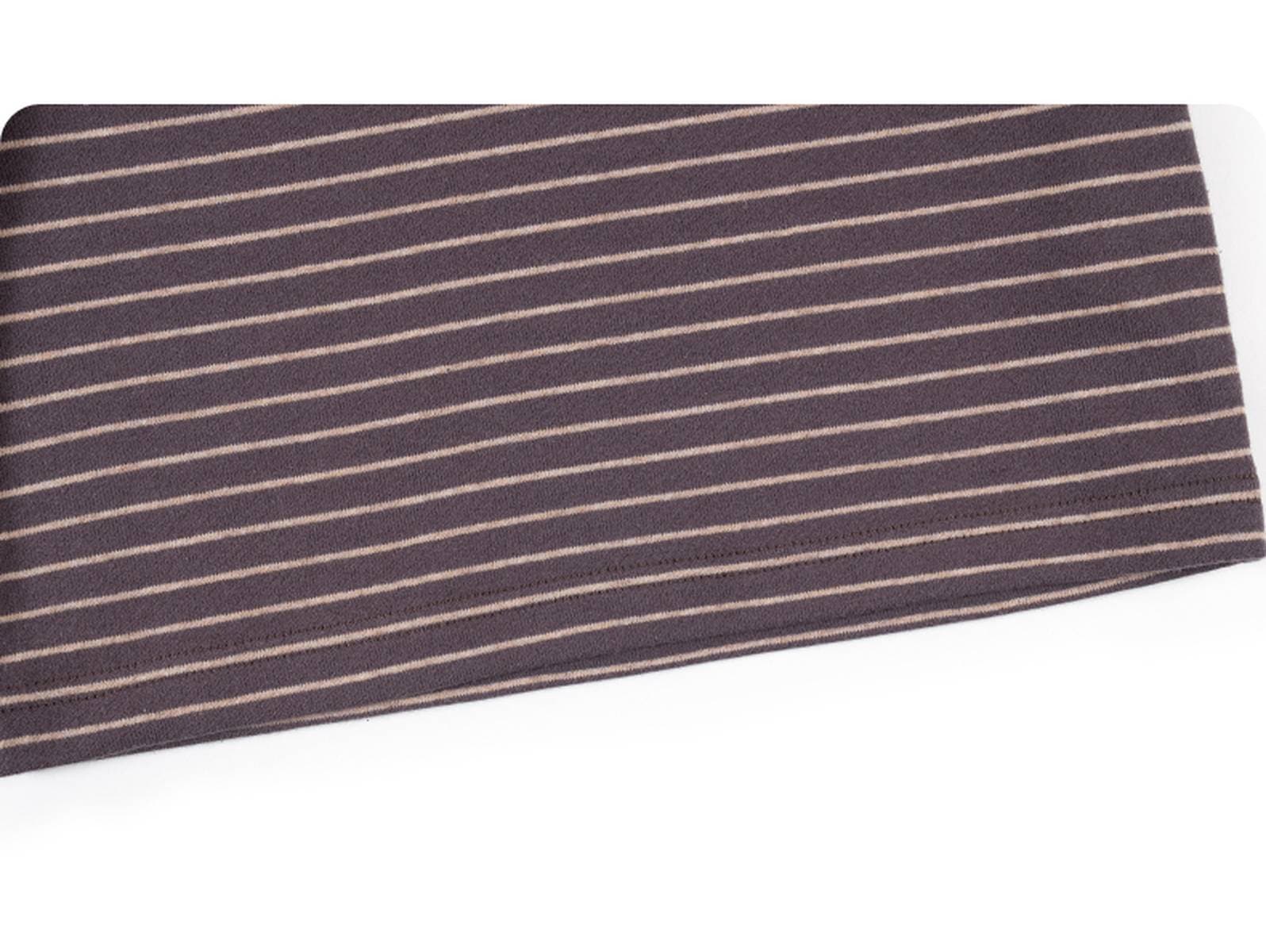 長袖Tシャツ 長袖Tシャツ クルーネック ボーダー柄 綿素材 ストレッチ【mh0011330】