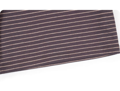 長袖Tシャツ 長袖Tシャツ クルーネック ボーダー柄 綿素材 ストレッチ【mh0011330】