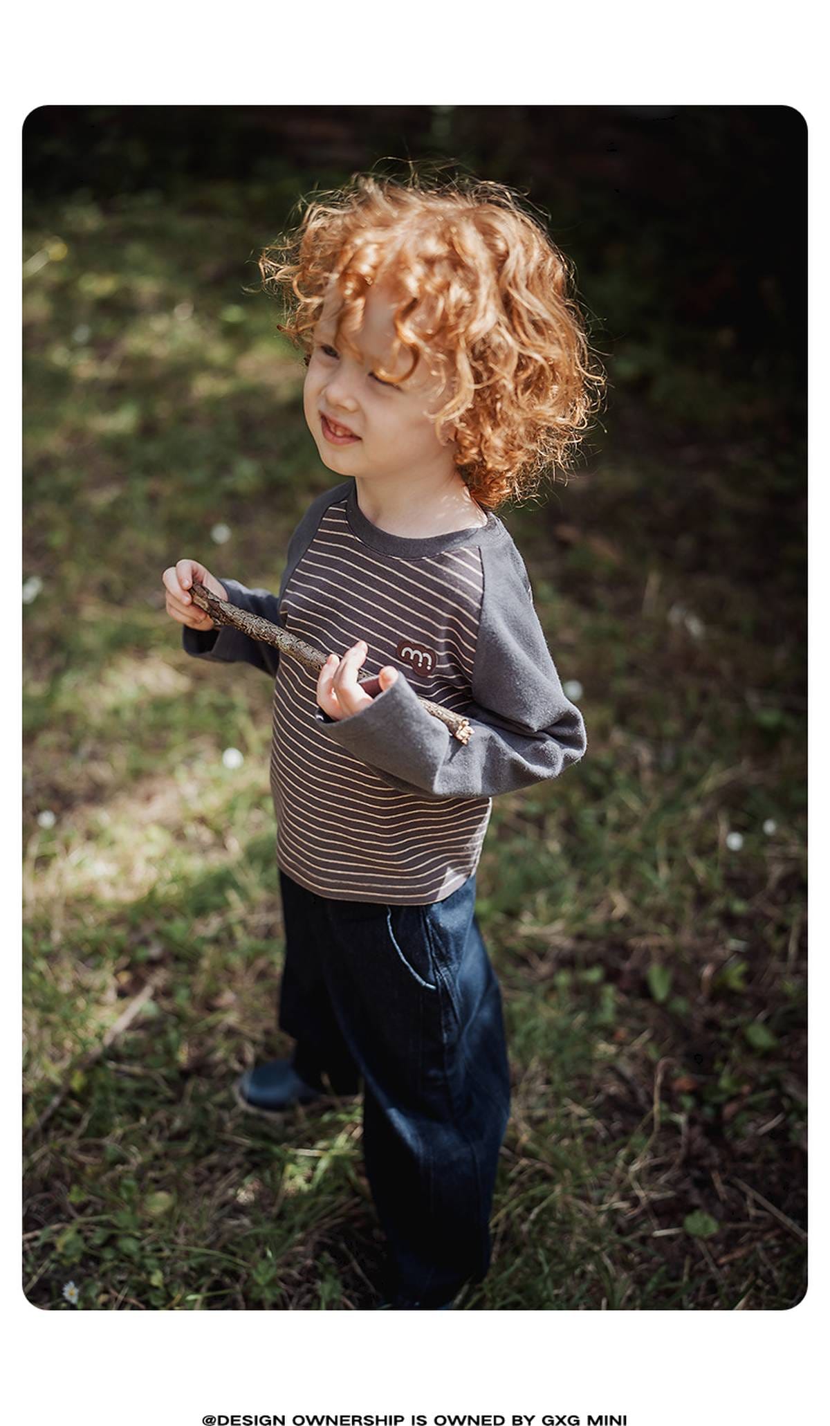 長袖Tシャツ 長袖Tシャツ クルーネック ボーダー柄 綿素材 ストレッチ【mh0011330】