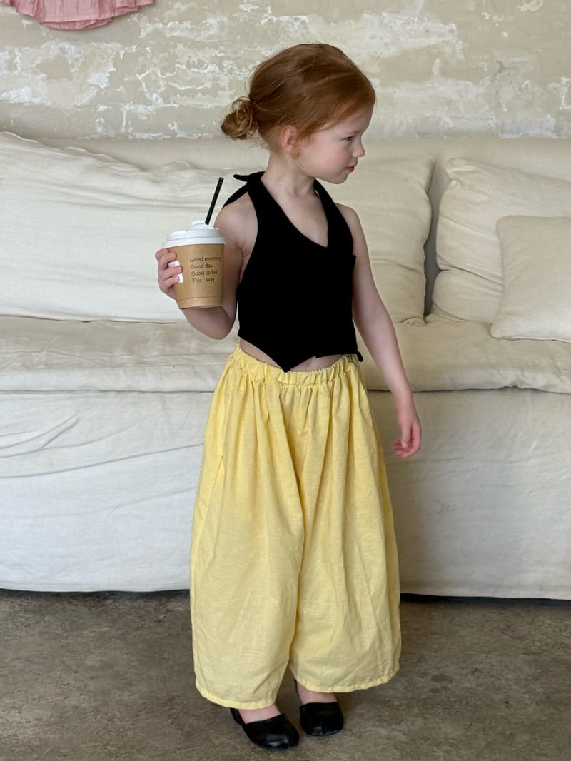 Halterneck Backless Wrap Top ヘムライン ホルターネックトップス【mh0012805】 Chengle タンクトップ・キャミソール・ノースリーブトップス