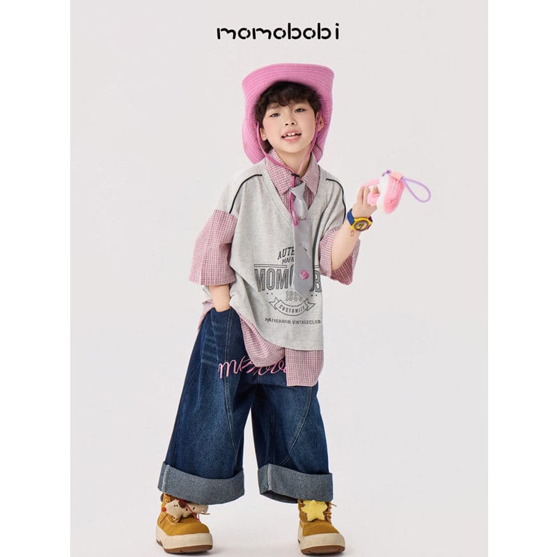 Heart Embroidered Safari Hat ハート ワッペン サファリハット【mh0013010】 momobobi ベビー用帽子
