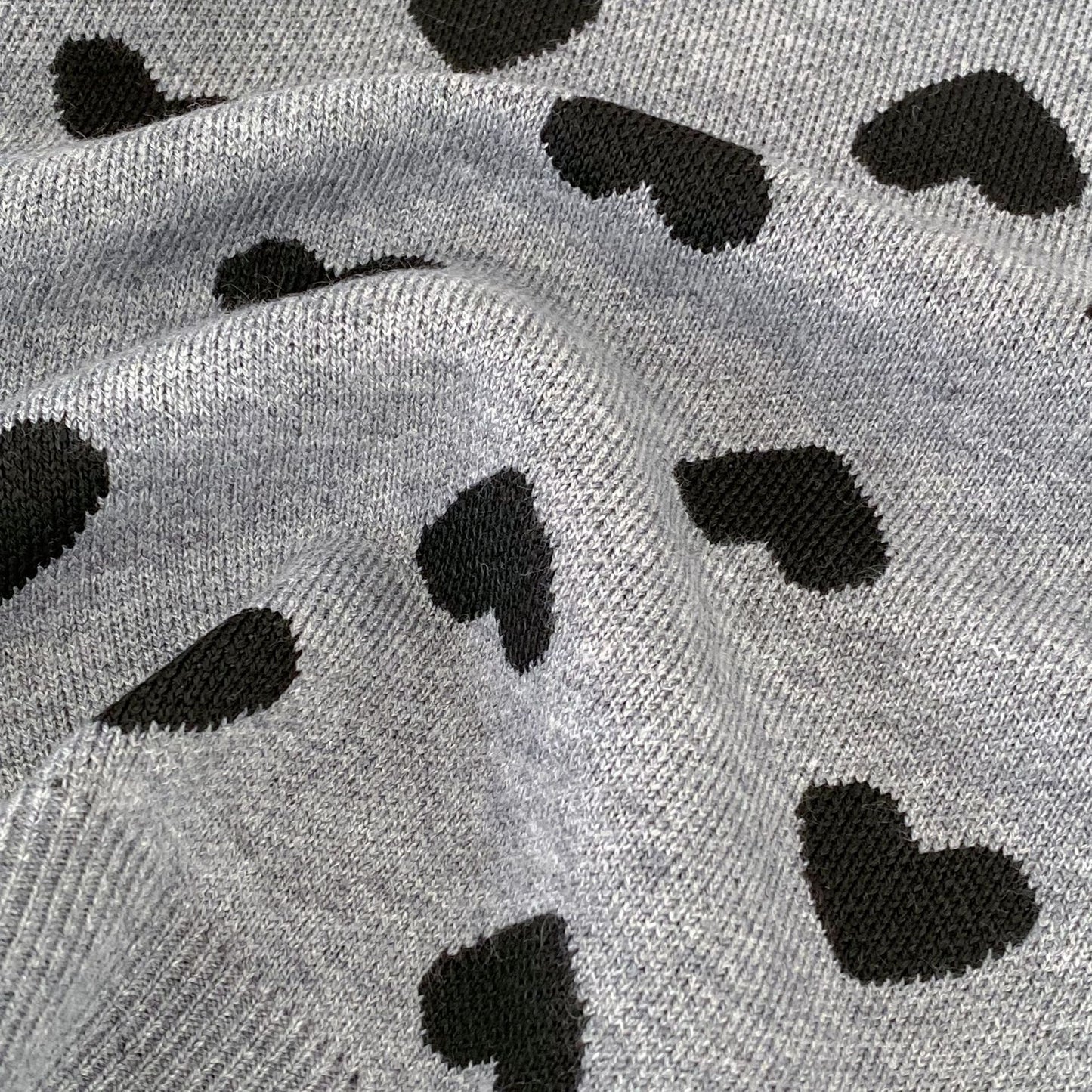 Heart Jacquard Knit Set ハート柄 ニットセットアップ【mh0012399】 Engepapa