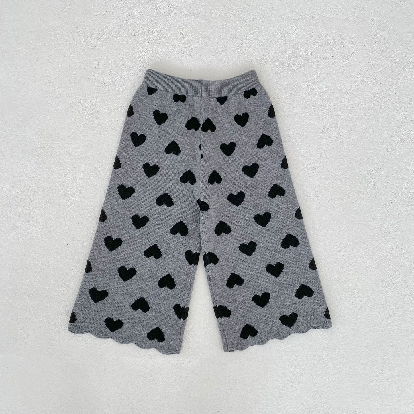Heart Jacquard Knit Set ハート柄 ニットセットアップ【mh0012399】 Engepapa