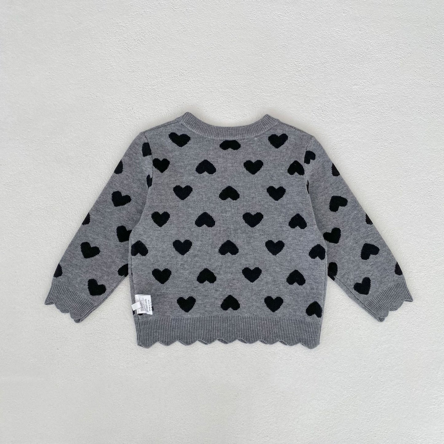 Heart Jacquard Knit Set ハート柄 ニットセットアップ【mh0012399】 Engepapa