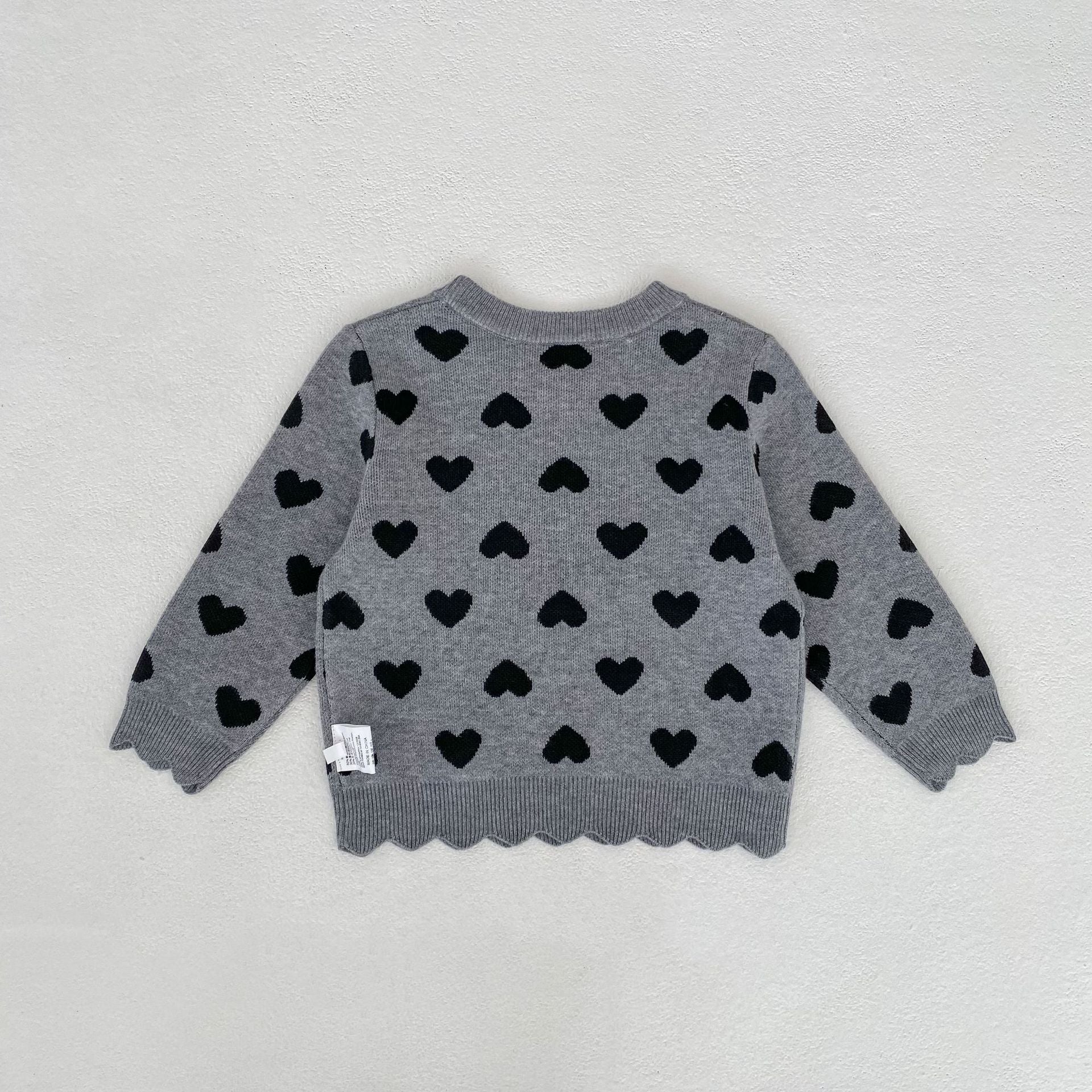 Heart Jacquard Knit Set ハート柄 ニットセットアップ【mh0012399】 Engepapa