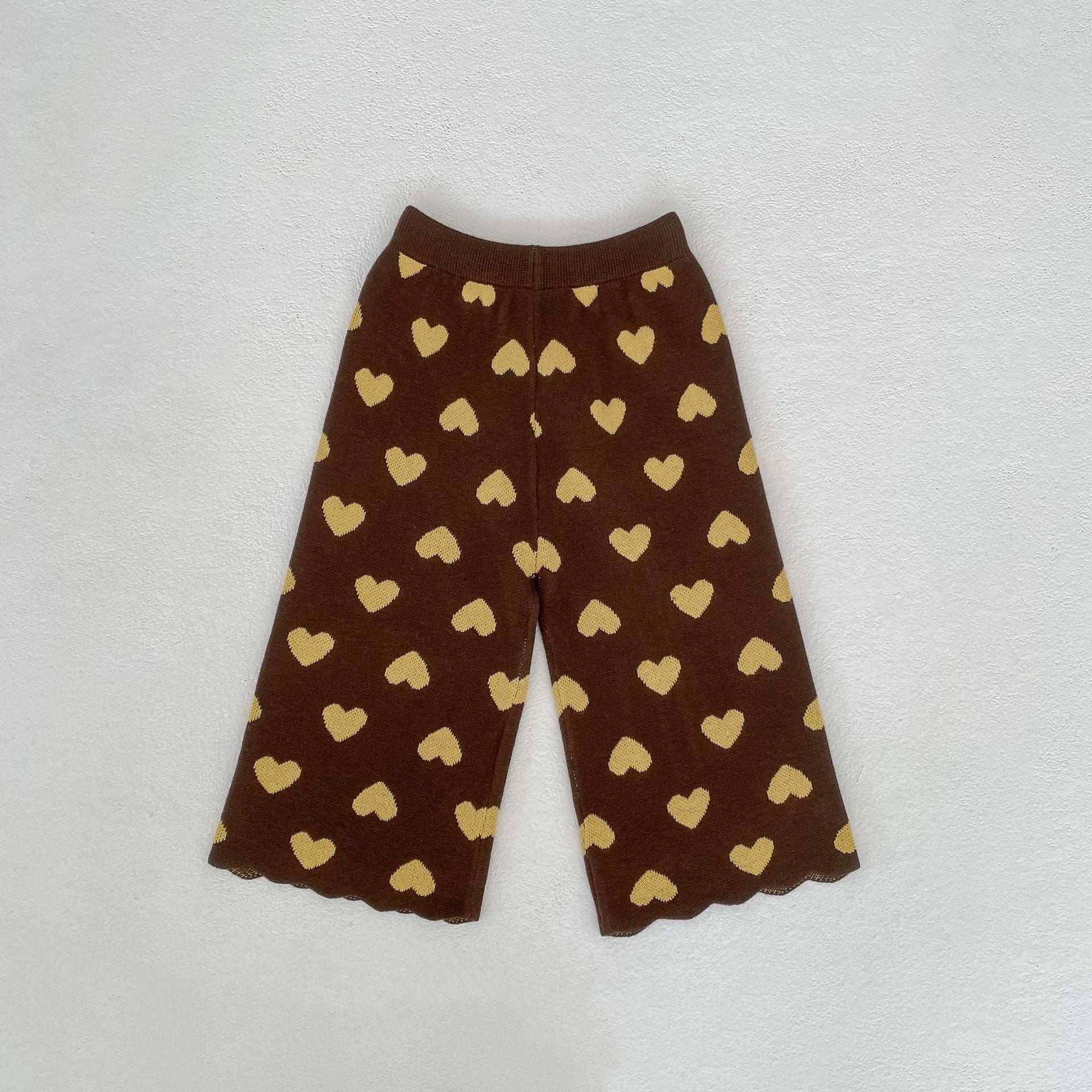 Heart Jacquard Knit Set ハート柄 ニットセットアップ【mh0012399】 Engepapa