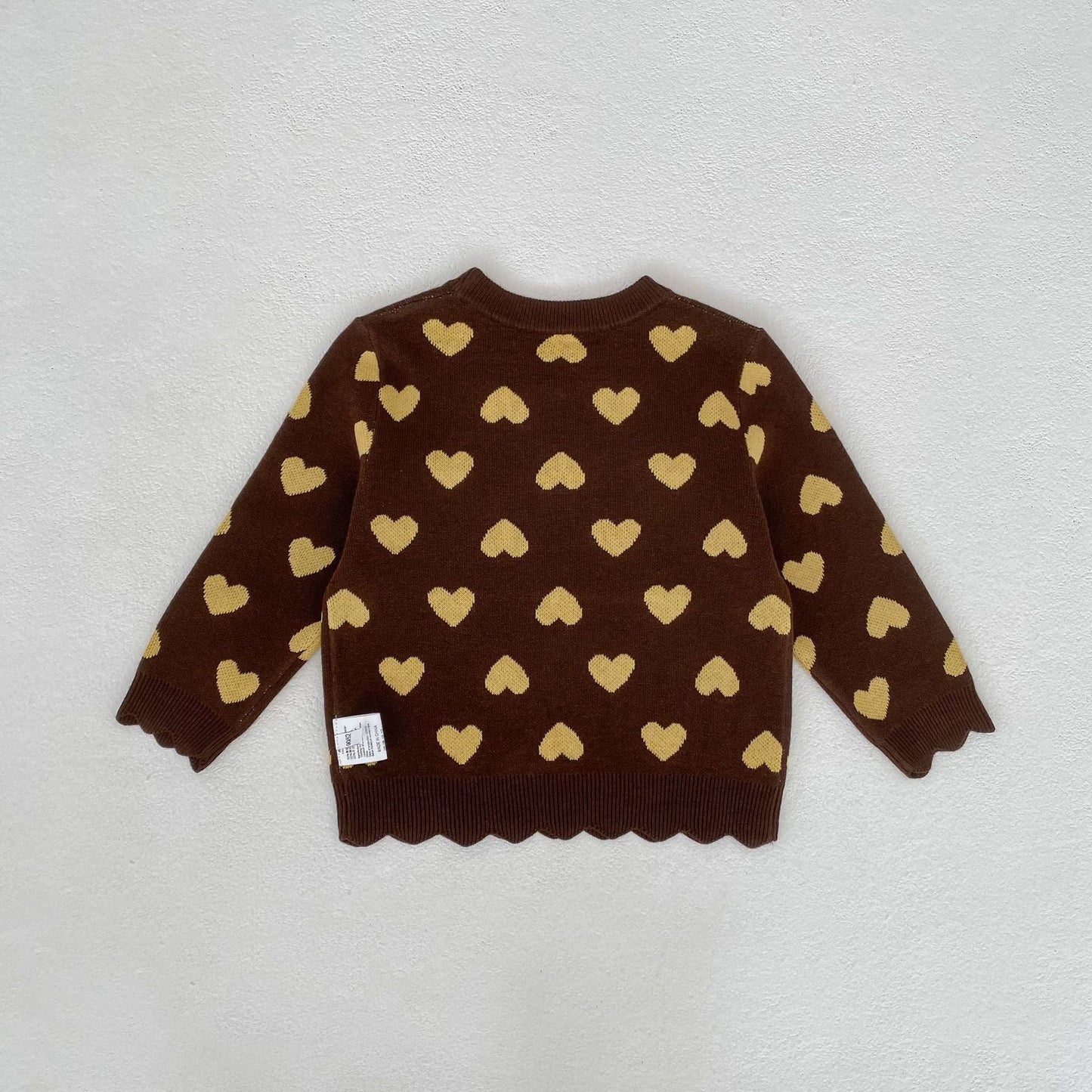 Heart Jacquard Knit Set ハート柄 ニットセットアップ【mh0012399】 Engepapa