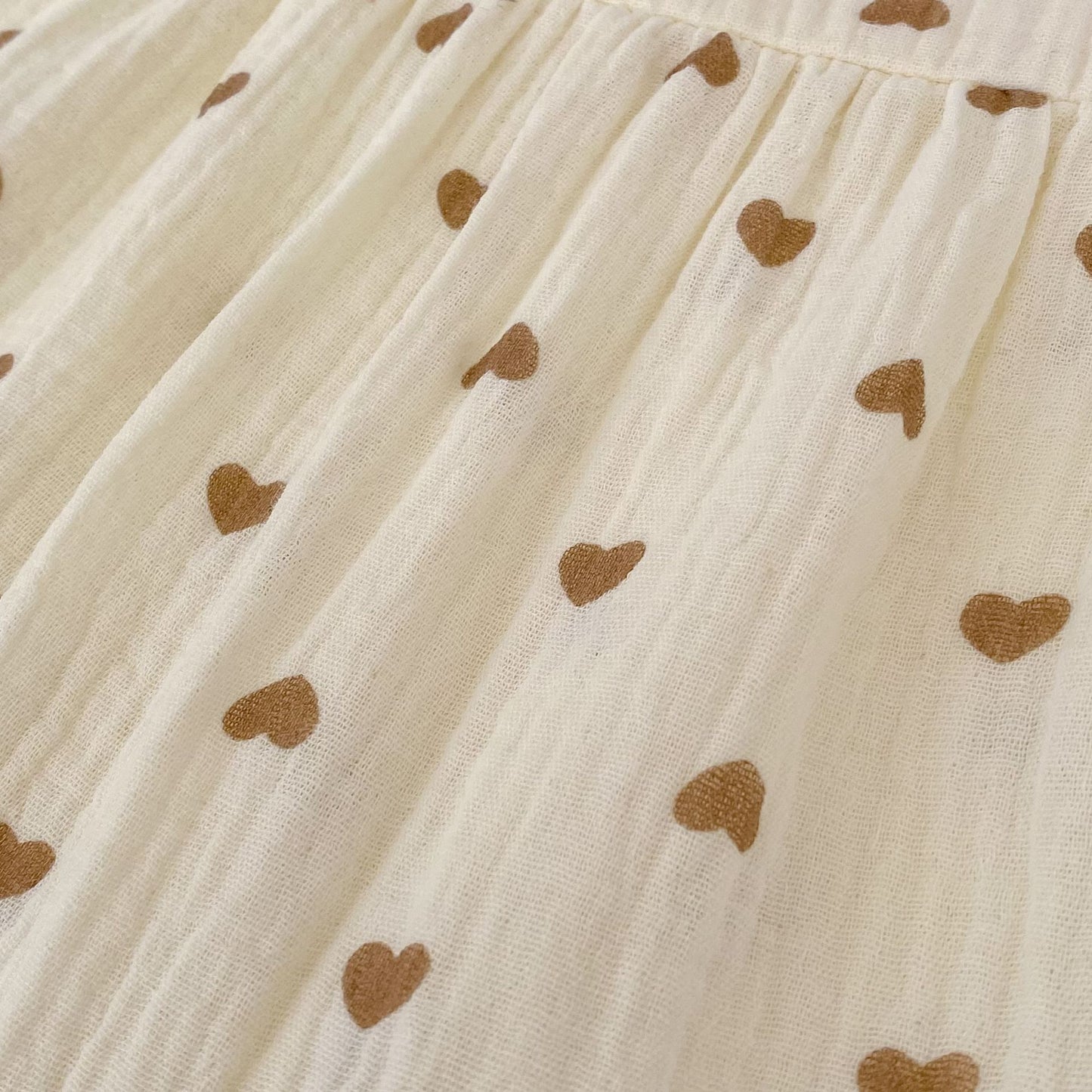 Heart Print Sleeveless Dress ハートプリント ノースリーブ ワンピース【mh0012480】 Engepapa ノースリーブワンピース