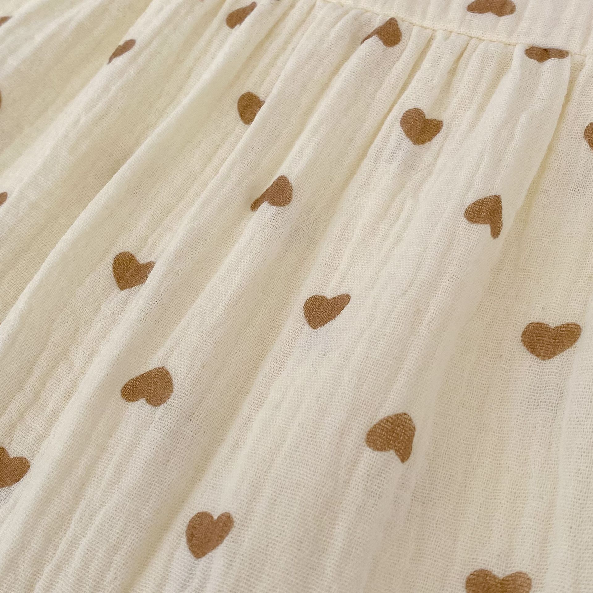 Heart Print Sleeveless Dress ハートプリント ノースリーブ ワンピース【mh0012480】 Engepapa ノースリーブワンピース