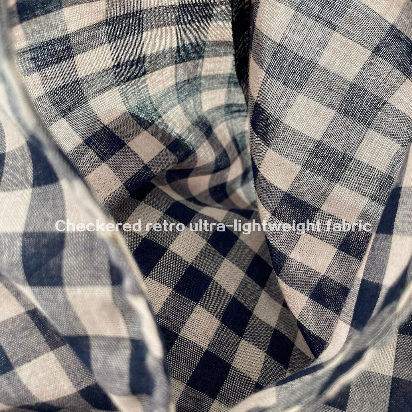Henley Neckline Dropped Shoulder Shirt ギンガムチェック フレンチスリーブブラウス【mh0012831】 Gikv king 半袖シャツ・ブラウス