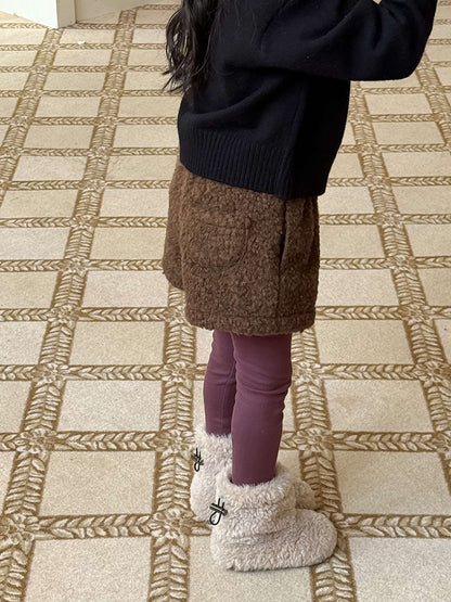 ハーフパンツ・ショートパンツ もこもこボアショートパンツ 裏地付き 秋冬 防寒 ボアパンツ【mh0011453】