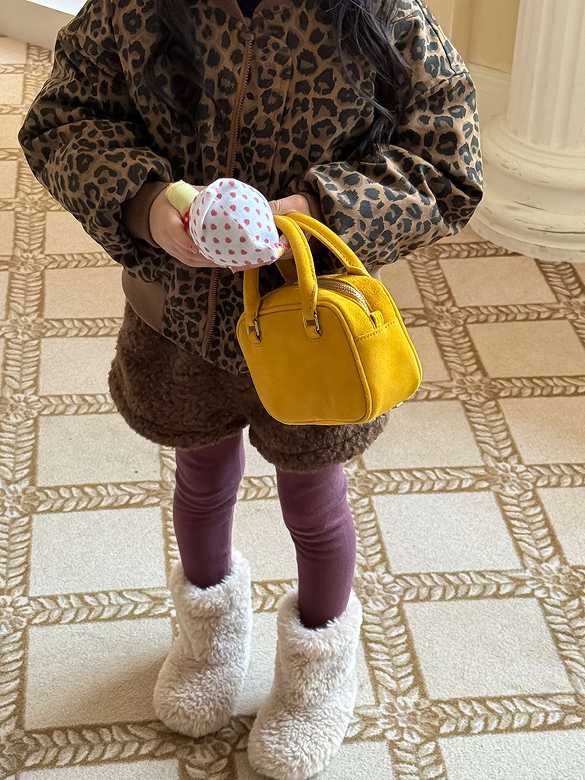 ハーフパンツ・ショートパンツ もこもこボアショートパンツ 裏地付き 秋冬 防寒 ボアパンツ【mh0011453】