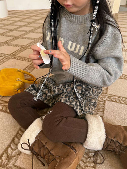 ハーフパンツ・ショートパンツ ショートパンツ レオパード柄 ウエストゴム ボトムス【mh0011454】