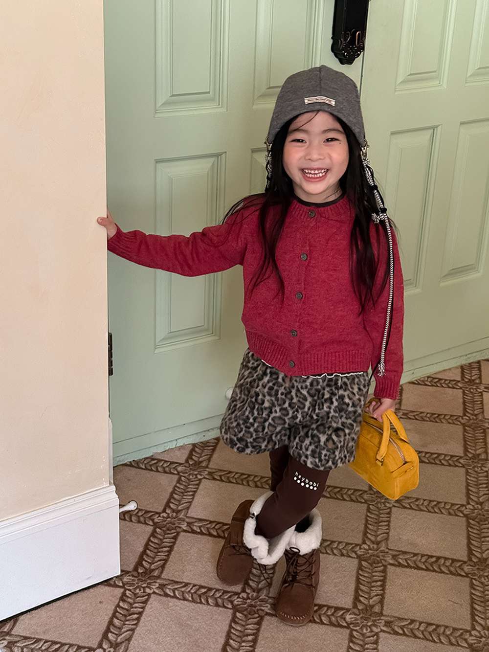 ハーフパンツ・ショートパンツ ショートパンツ レオパード柄 ウエストゴム ボトムス【mh0011454】