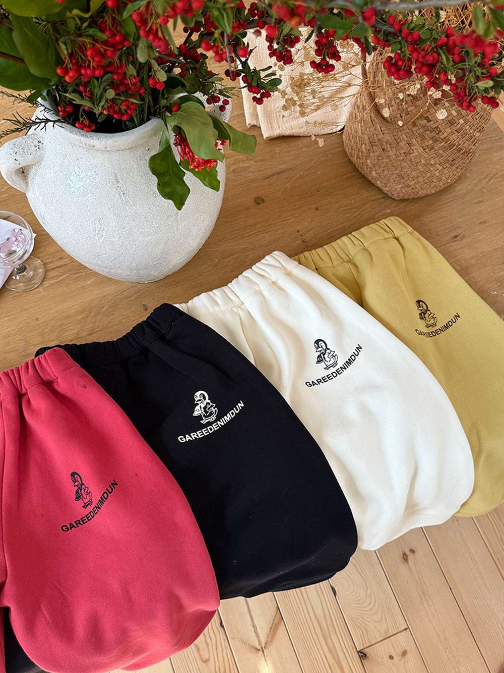 ロングパンツ・スウェットパンツ ゆるワイドスウェットパンツ 裏起毛バルーンシルエット 裏起毛スウェットパンツ【mh0011455】