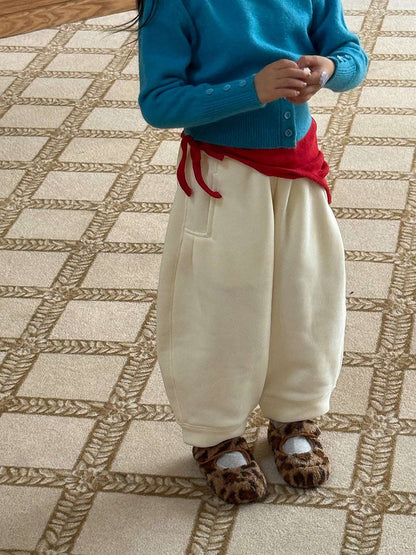 ロングパンツ・スウェットパンツ ゆるワイドスウェットパンツ 裏起毛バルーンシルエット 裏起毛スウェットパンツ【mh0011455】