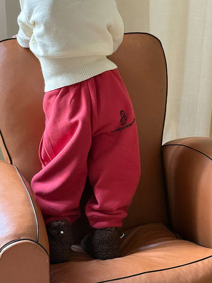 ロングパンツ・スウェットパンツ ゆるワイドスウェットパンツ 裏起毛バルーンシルエット 裏起毛スウェットパンツ【mh0011455】