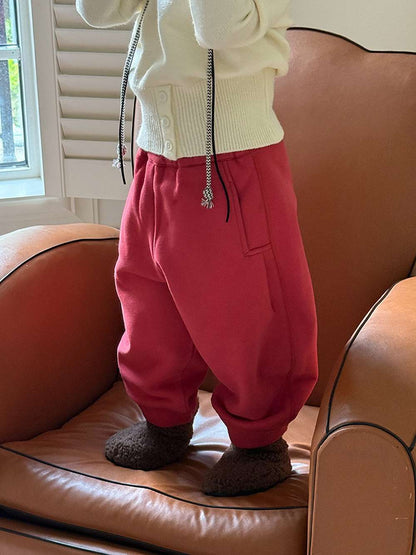 ロングパンツ・スウェットパンツ ゆるワイドスウェットパンツ 裏起毛バルーンシルエット 裏起毛スウェットパンツ【mh0011455】