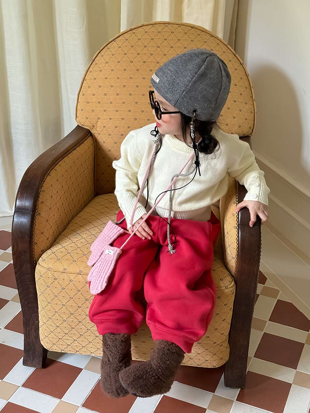 ロングパンツ・スウェットパンツ ゆるワイドスウェットパンツ 裏起毛バルーンシルエット 裏起毛スウェットパンツ【mh0011455】