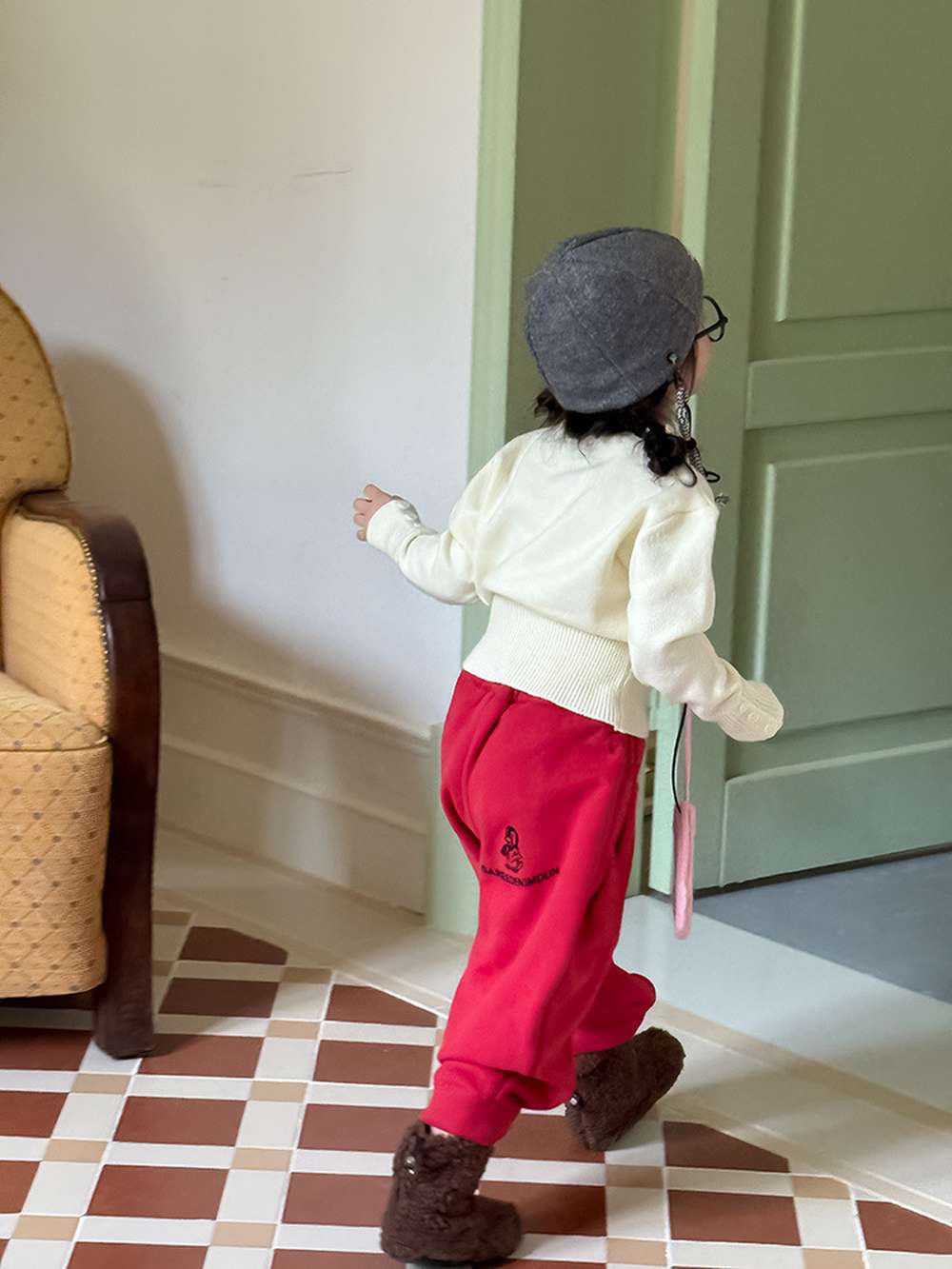 ロングパンツ・スウェットパンツ ゆるワイドスウェットパンツ 裏起毛バルーンシルエット 裏起毛スウェットパンツ【mh0011455】