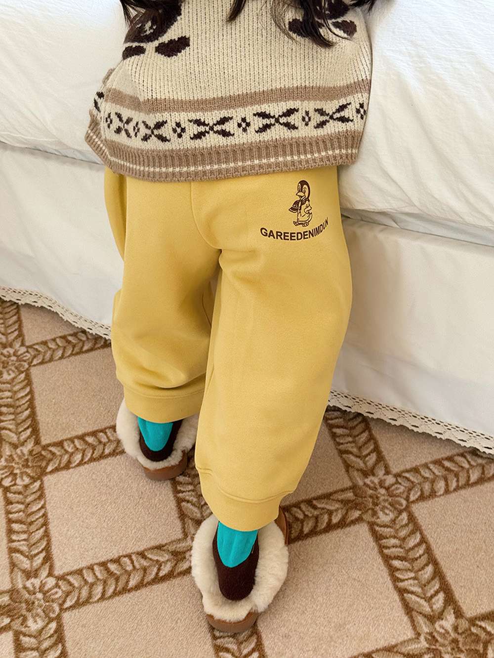 ロングパンツ・スウェットパンツ ゆるワイドスウェットパンツ 裏起毛バルーンシルエット 裏起毛スウェットパンツ【mh0011455】