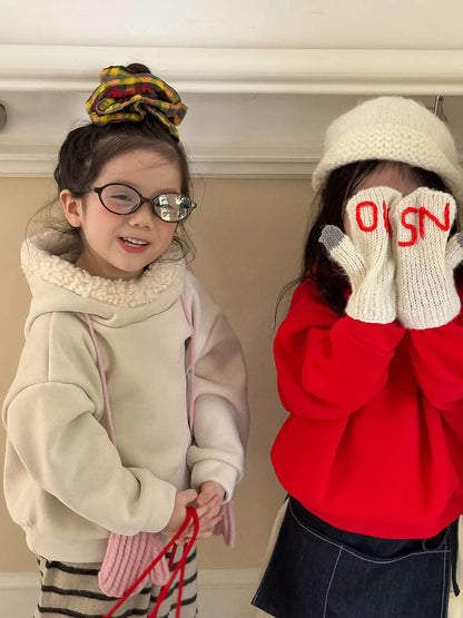 トレーナー・フーディ 長袖スウェットパーカー 裏起毛 もこもこフード付 長袖フーディー 【mh0011457】