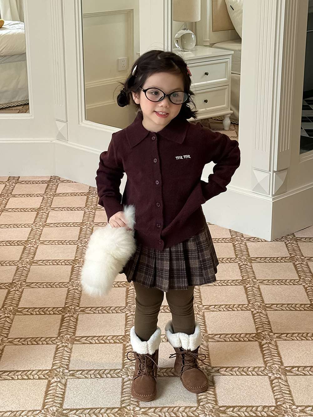 長袖シャツ・ブラウス 長袖ニットシャツ アルファベット刺繍 ポロシャツ【mh0011460】