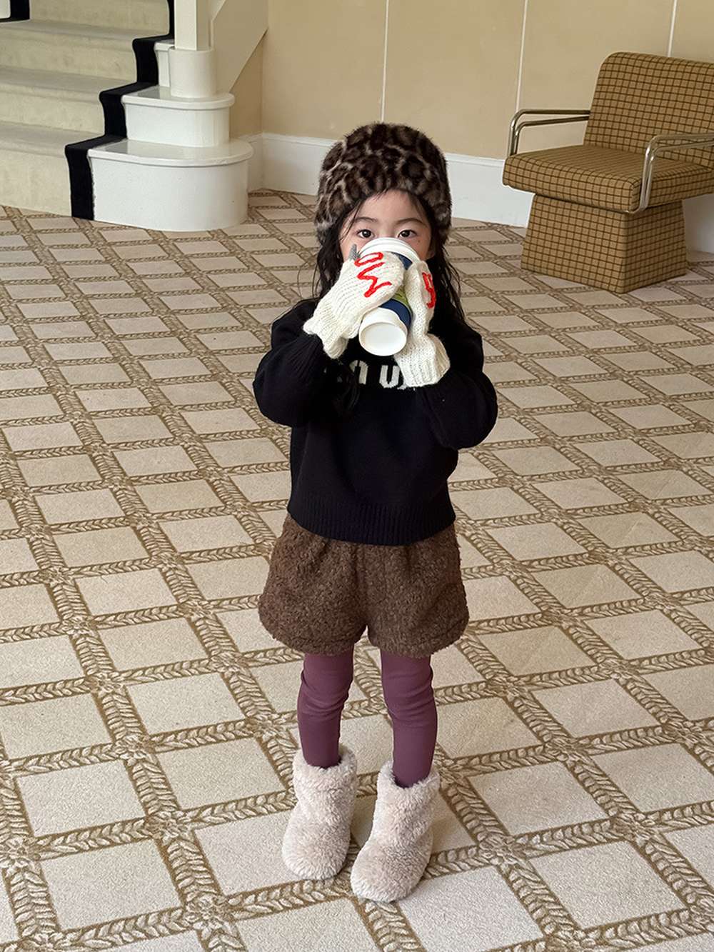 ニット・セーター 長袖セーター アルファベット刺繍 ラウンドネック プルオーバー【mh0011462】