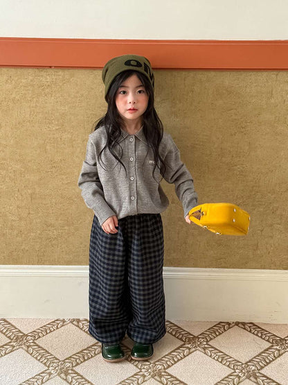 ロングパンツ・スウェットパンツ ロングパンツ 裏起毛 チェック柄 ストレートパンツ【mh0011463】