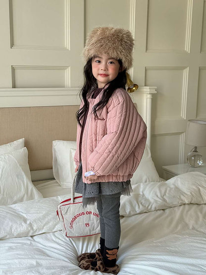 ショートコート・ジャケット・ジャンパー 長袖キルティングジャケット | 中綿入り総刺繍 | キャラクター柄アウター【mh0011467】