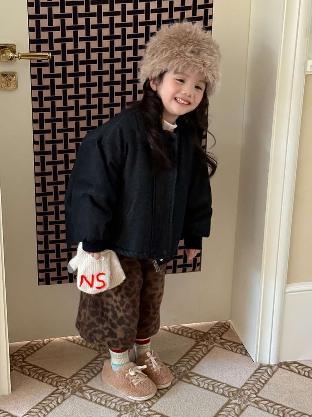 ショートコート・ジャケット・ジャンパー 長袖デニムブルゾンジャケット | 中綿入り裏地付き | リブ袖 | 厚手冬アウター【mh0011469】