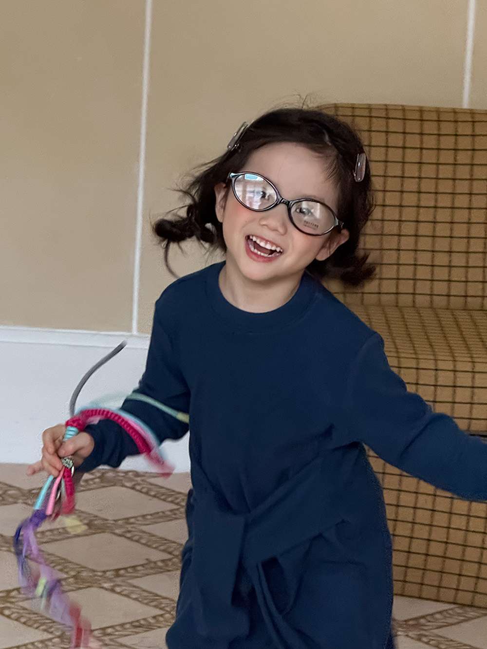 長袖ワンピース 長袖ニットワンピース | フェイクスリーブウエストマーク | 裏起毛【mh0011472】