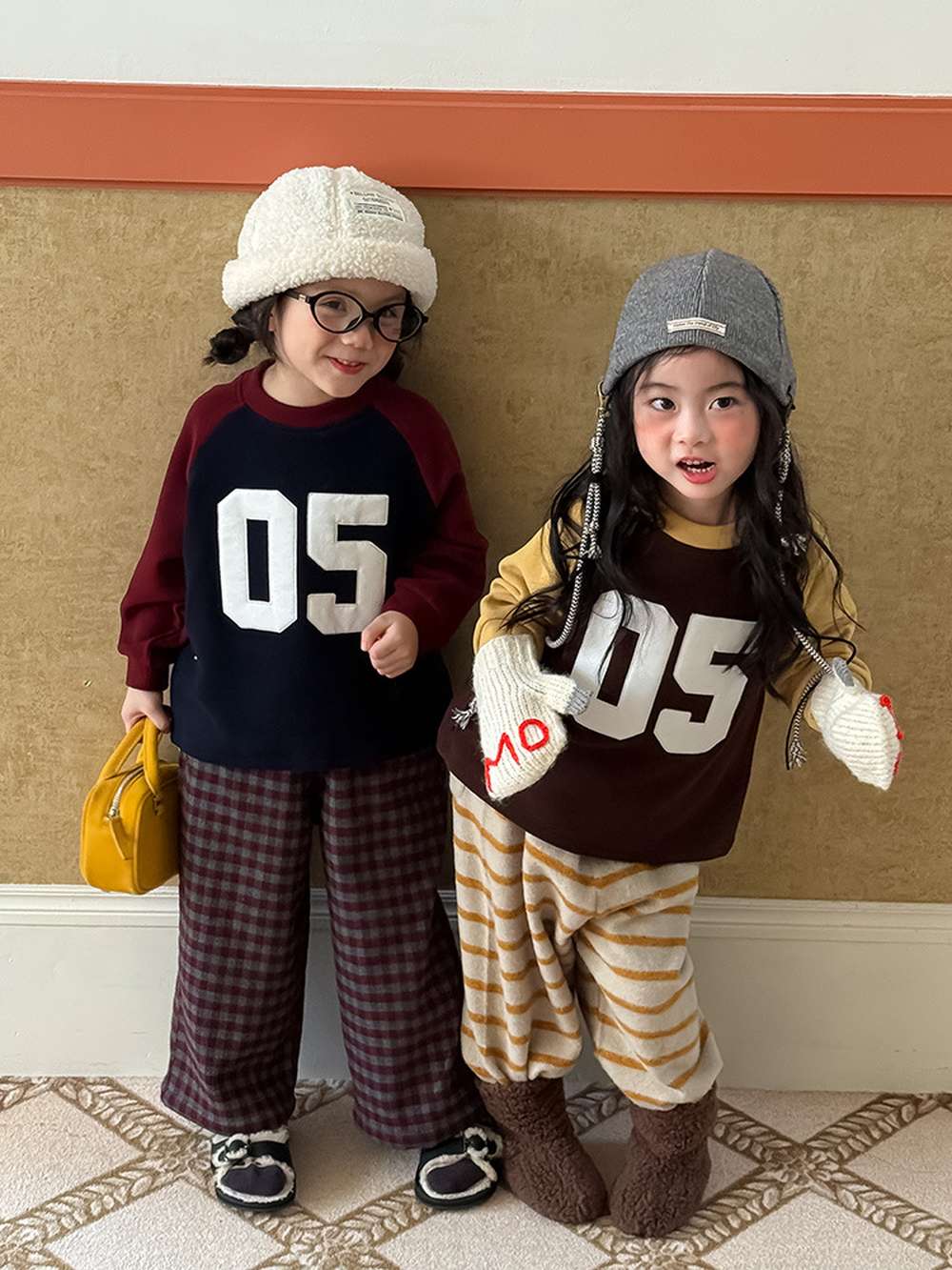 トレーナー・フーディ 長袖スウェット | ナンバーロゴ | 裏起毛ラグランプルオーバー【mh0011473】