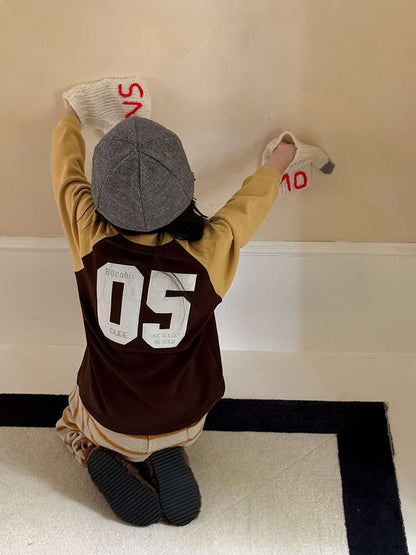 トレーナー・フーディ 長袖スウェット | ナンバーロゴ | 裏起毛ラグランプルオーバー【mh0011473】