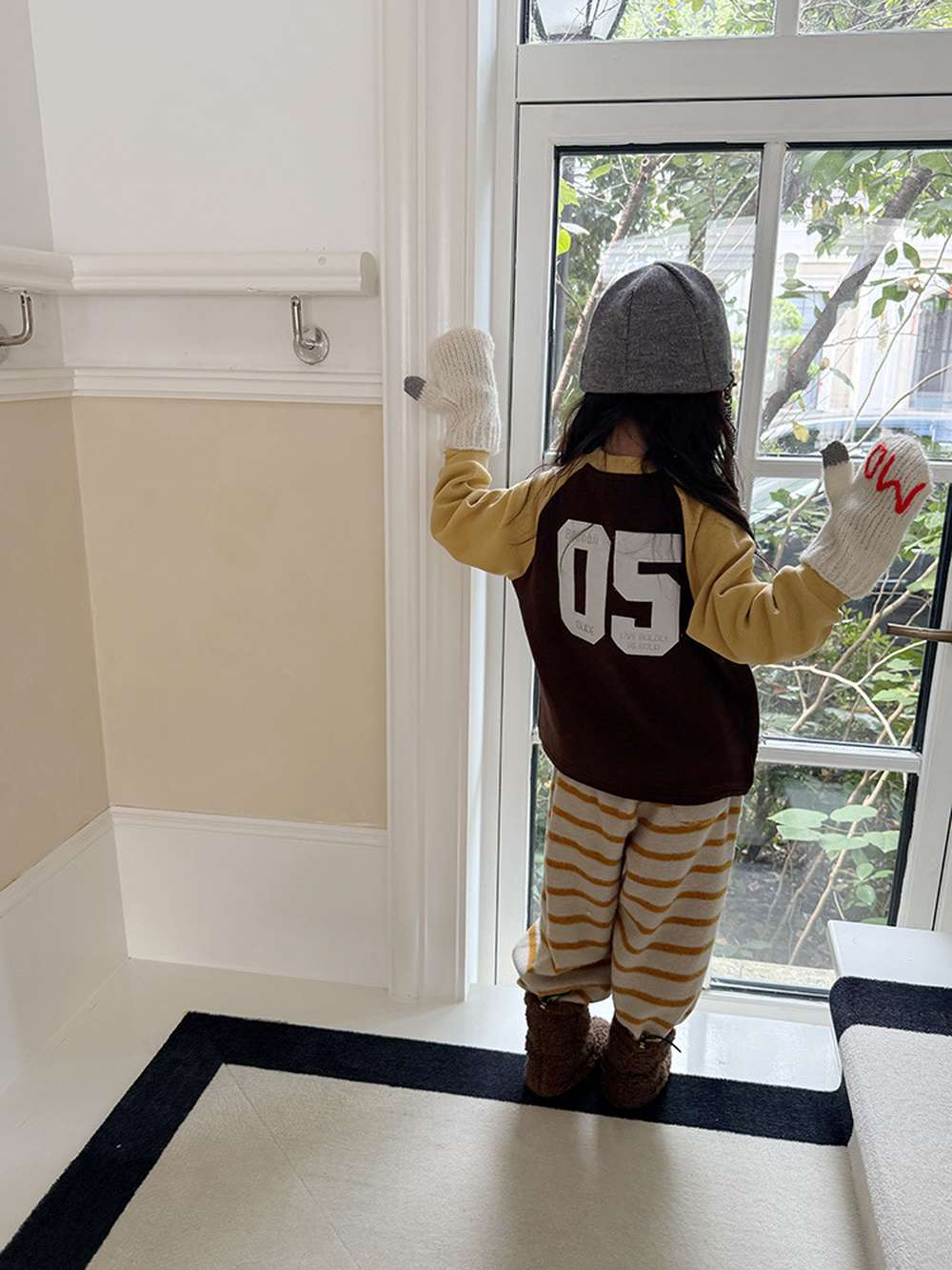 トレーナー・フーディ 長袖スウェット | ナンバーロゴ | 裏起毛ラグランプルオーバー【mh0011473】